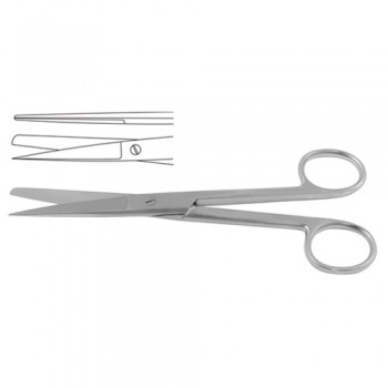Operating Scissor Straight - Sharp/Blunt Stainless Steel, 13 cm - 5"